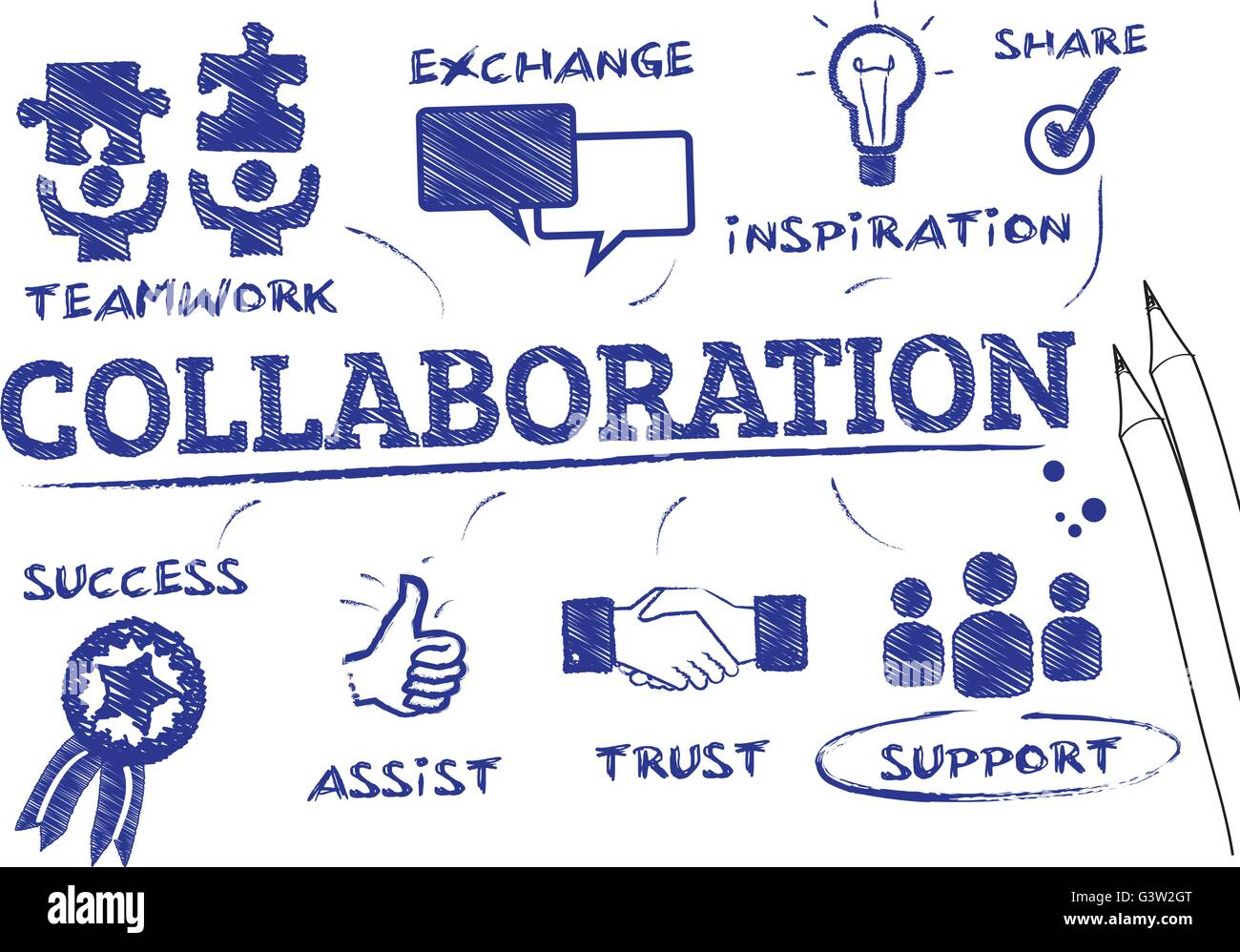 Collaboration Concept Illustration