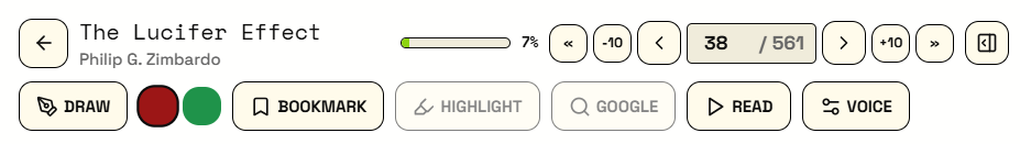 Reading Analytics and Quick Search